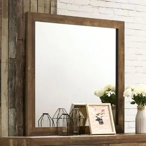 Furniture of America CM7912M Wentworth - Mirror - Light Walnut