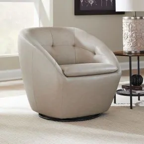 Liberty Furniture 745ST-ACH15 Liberty Furniture 745ST-ACH15 Dawson - Swivel Accent Chair - Carmel Stonewash