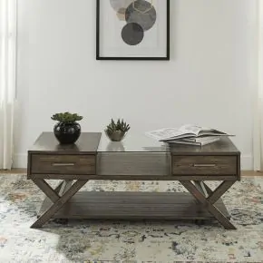 Liberty Furniture 871-OT1010 Lennox - Display Cocktail Table - Weathered Chestnut