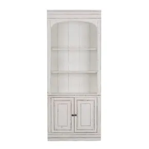 Liberty Furniture 244-HO201 Magnolia Manor - Bunching Bookcase - Antique White