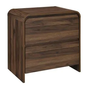 New Classic T3518W-22 New Classic T3518W-22 Mara - Two Drawer End Table / Bedside Table - Walnut