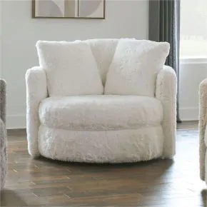 Furniture of America SM5121-CH Cochrane - Chair - White