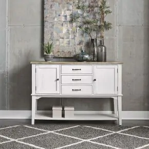 Liberty Furniture 171-SR5638 Summerville - Server - Soft White Wash / Wirebrushed Gray