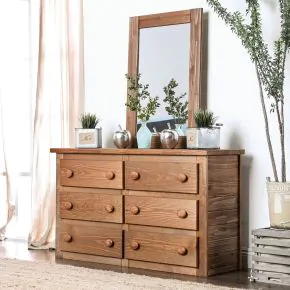 Furniture of America AM7000D Lea - Dresser - Mahogany