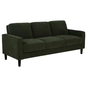Coaster Fine Furniture 511214 Ruth - 77" Fabric Upholstered Track Arm Sofa - Matcha Green