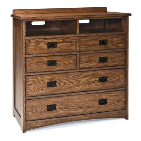 Intercon OP-BR-N5806M-MIS-C Oak Park - Media Chest - Mission