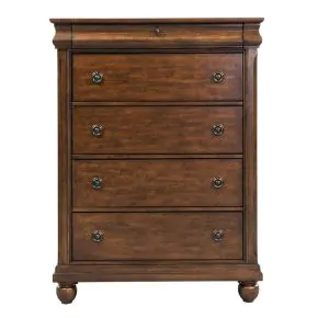 Liberty Furniture 589-BR41 Rustic Traditions - 5 Drawer Chest - Rustic Cherry