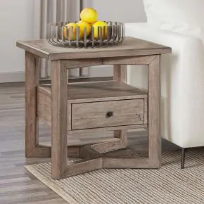 Liberty Furniture 780-OT1020 Proximity Place - Rectangular End Table - Barley Buff