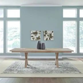 Liberty Furniture 789-DR-DPS Brentwood - Double Pedestal Table - Sandstone