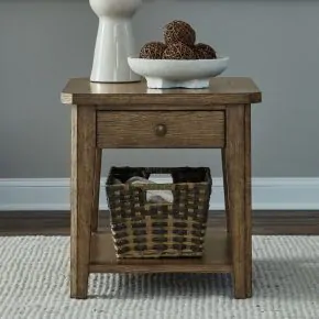 Liberty Furniture 930-OT1020 Carolina Park - End Table - Amber Brown