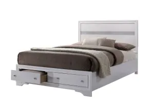 Furniture of America CM7552EK-BED Chrissy - Eastern King Bed - White