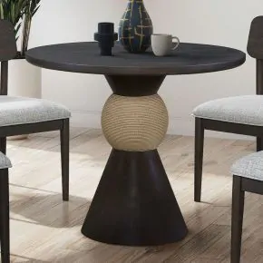 Liberty Furniture 440B-CD-ROS Liberty Furniture 440B-CD-ROS Briarcrest - Round Table Set - Dark Smoke