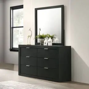 New Classic 00-B1832-DM Asher - Dresser & Mirror - Smoke