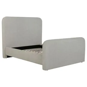 Coaster Fine Furniture 302052Q Wren - Upholstered Queen Platform Bed - Gray
