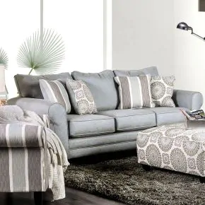 Furniture of America SM8141-SF Misty - Sofa - Blue Gray