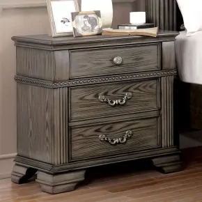 Furniture of America FOA7144GY-N Pamphilos - Nightstand - Gray