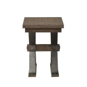 Liberty Furniture 473-OT1021 Sonoma Road - Chair Side Table - Weathered Beaten Bark