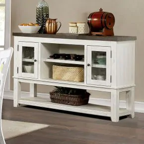 Furniture of America CM3417GY-SV Auletta - Server - Gray