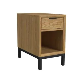 Intercon NP-TA-1424-NTO-C Newport - Chairside Table - Natural Oak