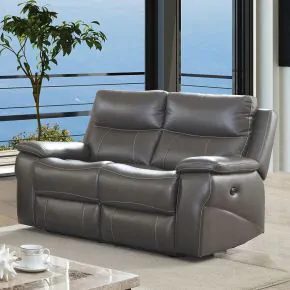 Furniture of America CM6540-LV-PM Lila - Power Assist Loveseat - Gray