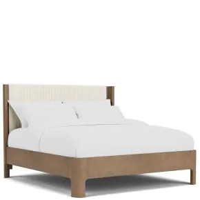 Riverside Furniture 42570-42571-42572 Jaxon - Queen Upholstered Bed - Casual Mink