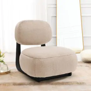 CoasterEveryday 903097 Duffie - Upholstered Armless Accent Chair - Camel