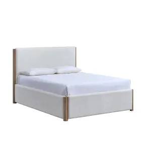 New Classic 00-B2123-200 New Classic 00-B2123-200 Anika - 6/0 Western King Bed Only - White / Natural