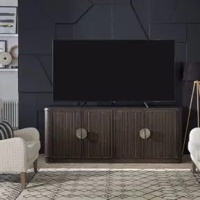Liberty Furniture 145-TV82 City View - 82" TV Console - Coffee Bean