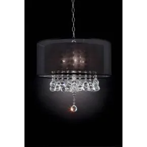 Furniture of America L9150H Minn - Ceiling Lamp - Pearl Silver