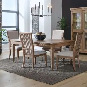 Liberty Furniture 928-DR-O5RLS Haven Hills - Optional 5 Piece Rectangular Table Set - Camel Beige