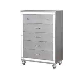 Furniture of America CM7977SV-C Brachium - Chest - Silver