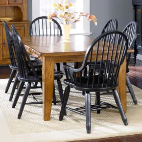Liberty Furniture 17-DR-O7PCS Liberty Furniture 17-DR-O7PCS Treasures - 7 Piece Dining Room Set - Black