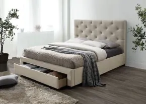 Furniture of America CM7218BG-T-BED Sybella - Twin Bed - Beige