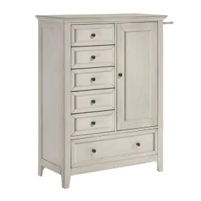 Intercon SM-BR-4305CH-RWH-C San Mateo Youth - Chifferobe - Rustic White