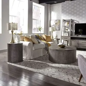 Liberty Furniture 406-OT-O3PCS Modern Farmhouse - 3 Piece Table Set - Charcoal