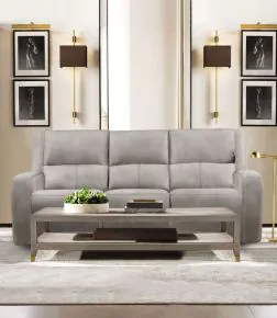 Furniture of America CM9914ST-SF-PM Vasilios - Power Sofa - Taupe