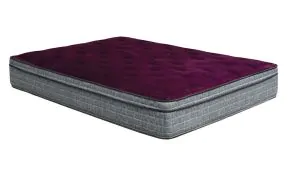 Furniture of America DM317CK-M Minnetonka - Euro Pillow Top Mattress 84" x 72" - Purple