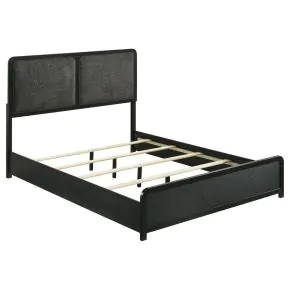 Coaster Fine Furniture 223661Q Cavelle - Upholstered Queen Bed - Black