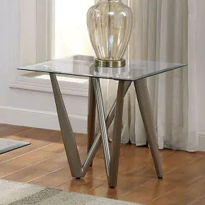 Furniture of America CM4285C-TABLE Wettingen - Coffee Table - Pearl Silver
