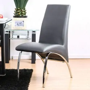 Furniture of America CM8370GY-SC-2PK Wailoa - Side Chair (Set of 2) - Gray