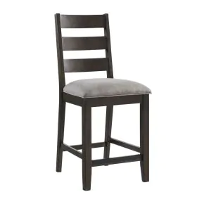 Intercon BE-BS-620C-BWA-K24 Beacon - Ladder Stool - Charcoal / Walnut