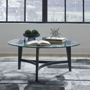 Liberty Furniture 644-OT1010 Capri - Round Cocktail Table - Espresso