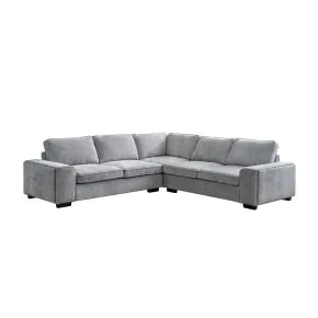 New Classic 27-U9148-3NP Dayne - 3 Piece Sleeper Sectional - Gray