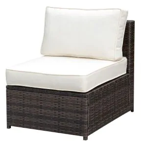 Furniture of America CM-OS2136-H Ilona - Armless Chair - Brown / Beige