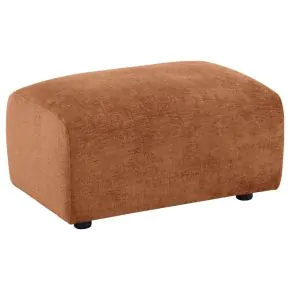 Coaster Fine Furniture 504954 Burnett - Chenille Upholstered Ottoman - Burnt Orange