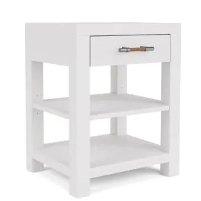 Riverside Furniture 30769 Rosalie - 1 Drawer Nightstand - White