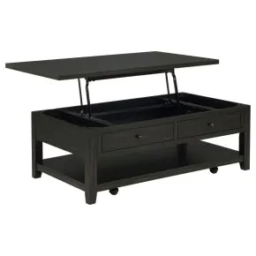 Coaster Fine Furniture 710565 Payne - 48" Mobile Lift Top Coffee Table - Distressed Java