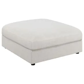 CoasterEssence 551323 Serene - Square Upholstered Ottoman - Beige