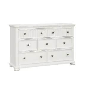 Samuel Lawrence Furniture S920-410 Savannah - 7-Drawer Dresser - White Finish