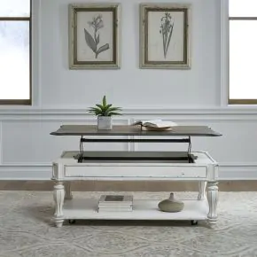 Liberty Furniture 244-OT1012 Magnolia Manor - Lift Top Cocktail Table - Antique White